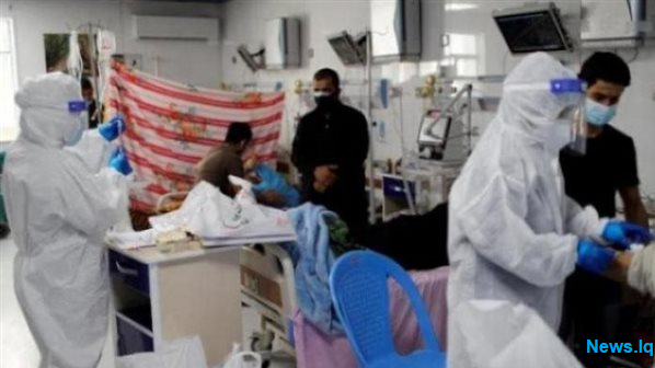 عدد حالات اندفاع فيروس كورونا الجديد في العراق والمستشفيات تزحف بمرضى مصابين جدد