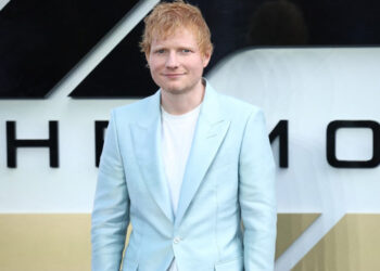 Ed Sheeran showcases debut collection of Jackson Pollock-esque art
