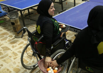 Iraqi women table tennis players chase Paralympic dreams