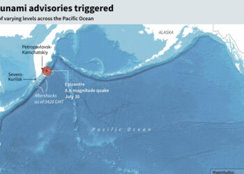Peru issues tsunami warning after powerful quake off Russian coast