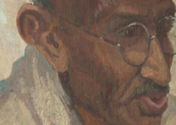 Rare Gandhi portrait smashes estimate to sell for nearly £153,000