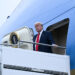 Trump plays golf in Scotland as protesters rally