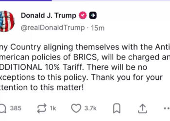 Trump vows extra 10% tariff against countries 'aligning' with BRICS