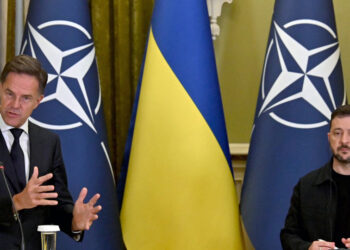 Air raid alert heard in Kyiv as NATO chief visits