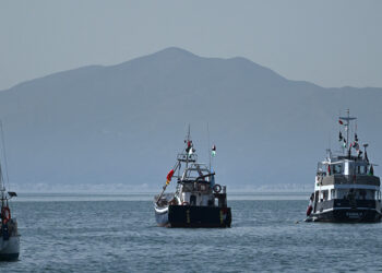 Aid flotilla activists say determined to reach Gaza despite 'drone attack'