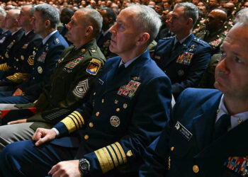 US faces 'war from within,' Trump tells generals