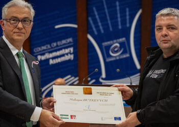 Ukrainian journalist who was held by Russia wins Europe rights prize