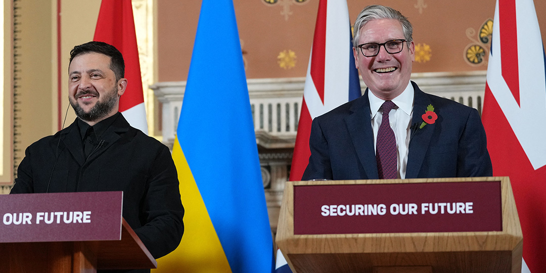 Allies should bolster Ukraine's 'long-range capability', UK PM tells Zelensky