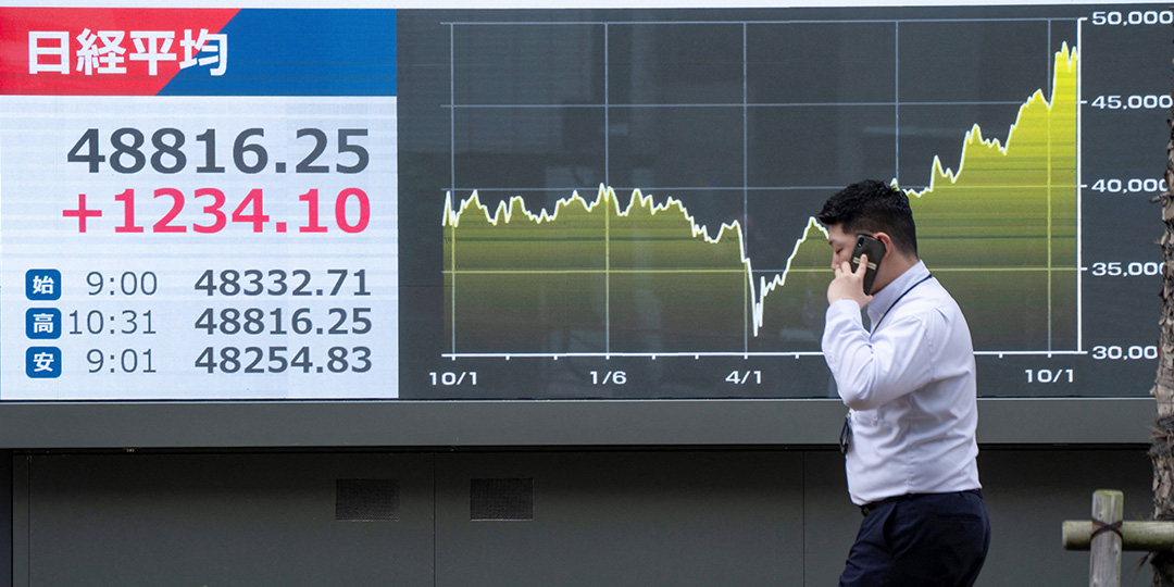 Oil spikes as Trump targets Russia giants, US-China hopes lift stocks