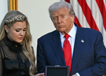 Trump hails 'martyr' Charlie Kirk at posthumous medal ceremony