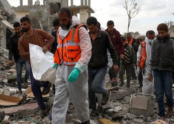 Gaza civil defence raises death toll from Israeli strikes to 22