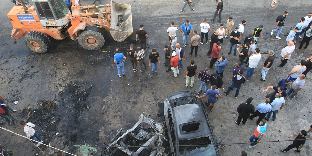 Lebanon says Israeli strikes on south kill two