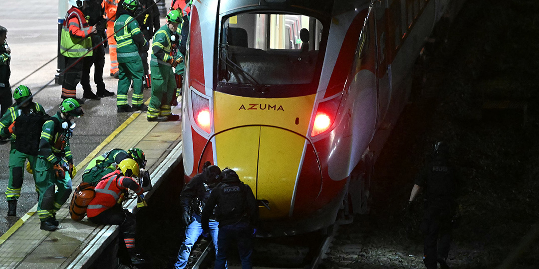 Nine suffer 'life-threatening injuries' in UK train stabbing: police