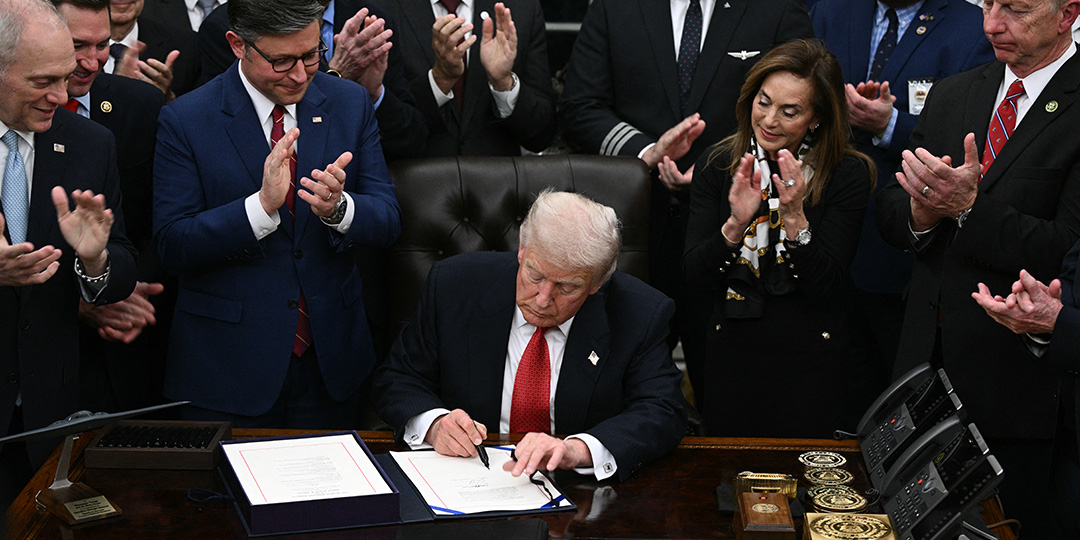Trump signs bill to end record US government shutdown