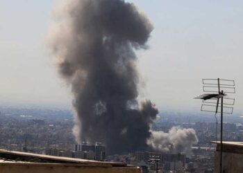 Explosions, smoke near Iraq airport hosting US-led troops: AFP