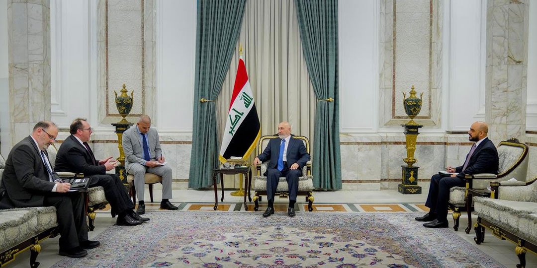 Iraq president de-escalation dialogue regional stability crisis management - رئيس الجمهورية خفض التصعيد الحوار الأزمات الإقليمية