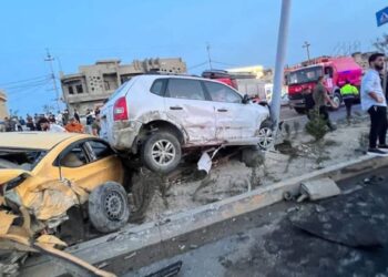 Kirkuk traffic accident cement truck fatalities injuries crash - حادث مروري كركوك شاحنة إسمنت 33 ضحية وفيات إصابات