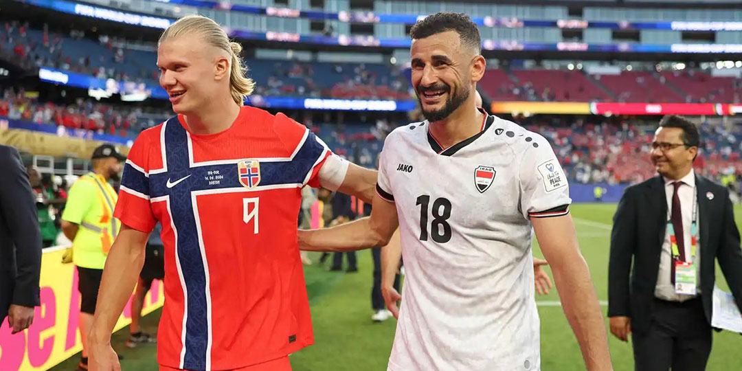 Iraq vs Norway - مباراة العراق والنرويج