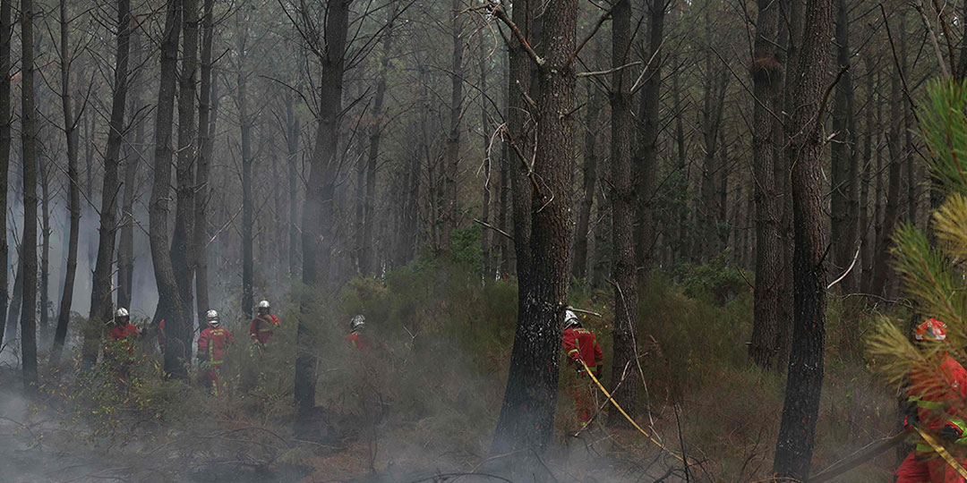 Southwest France wildfires