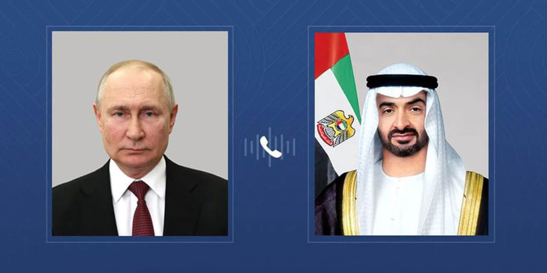 Putin and Mohammed bin Zayed - بوتين ومحمد بن زايد
