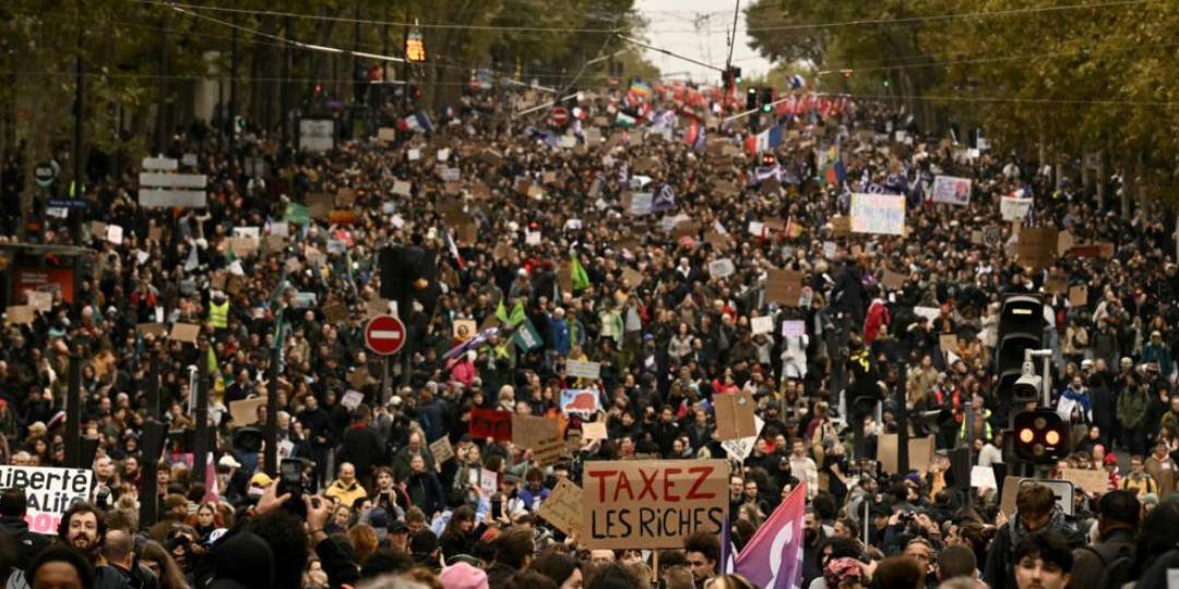 cost of living protests in Europe - احتجاجات غلاء المعيشة في أوروبا